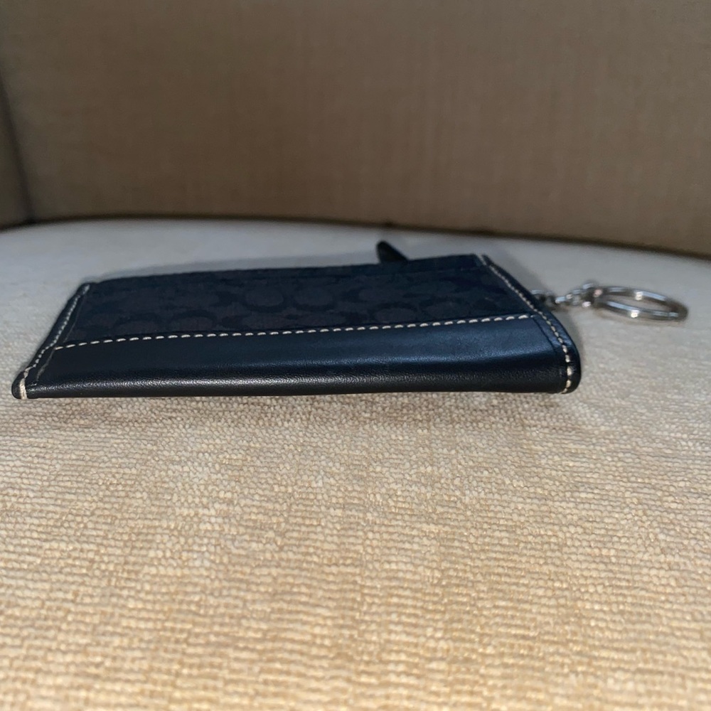 Coach Signature Zip Key Case - Picture 11 of 13